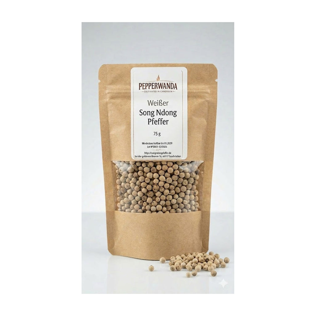 Weißer Song Ndong Pfeffer 50g
