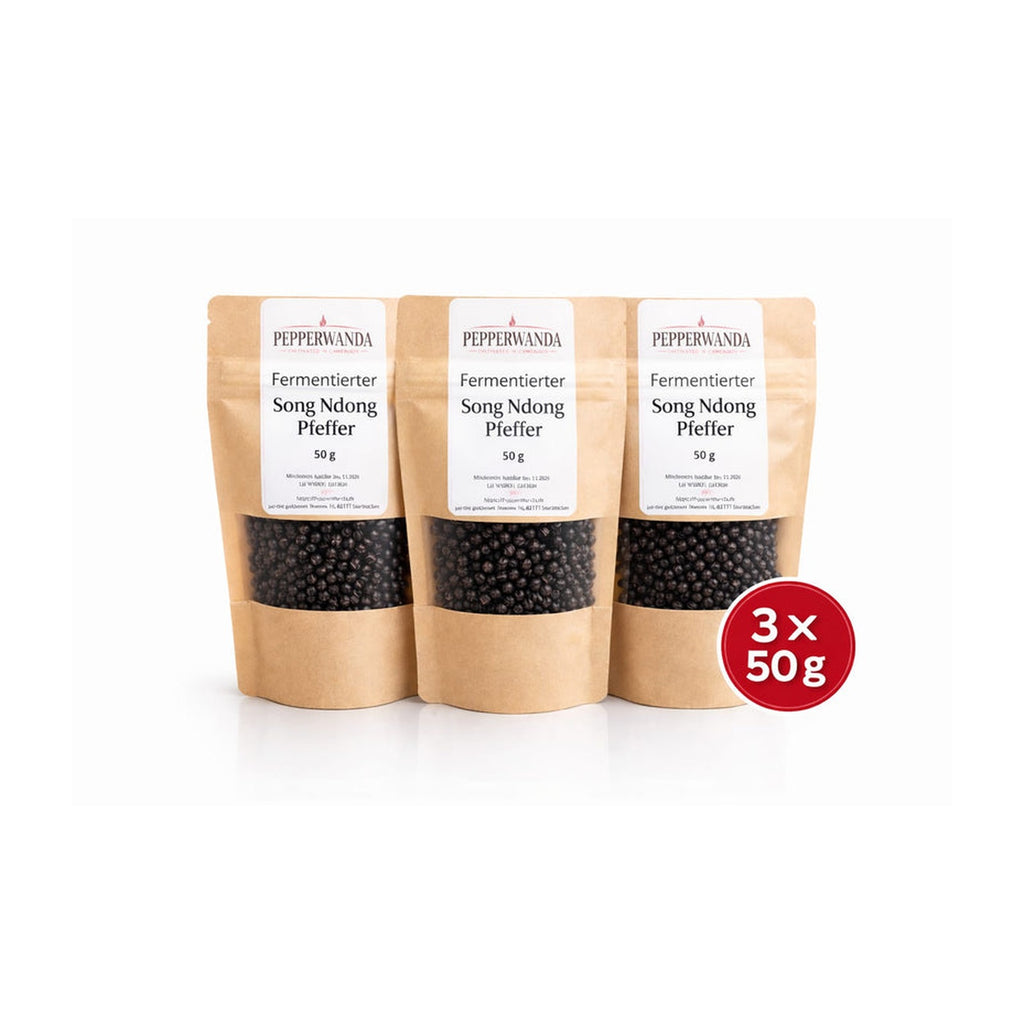 Fermentier Song Ndong Pfeffer. 3er Set (3×50 g)